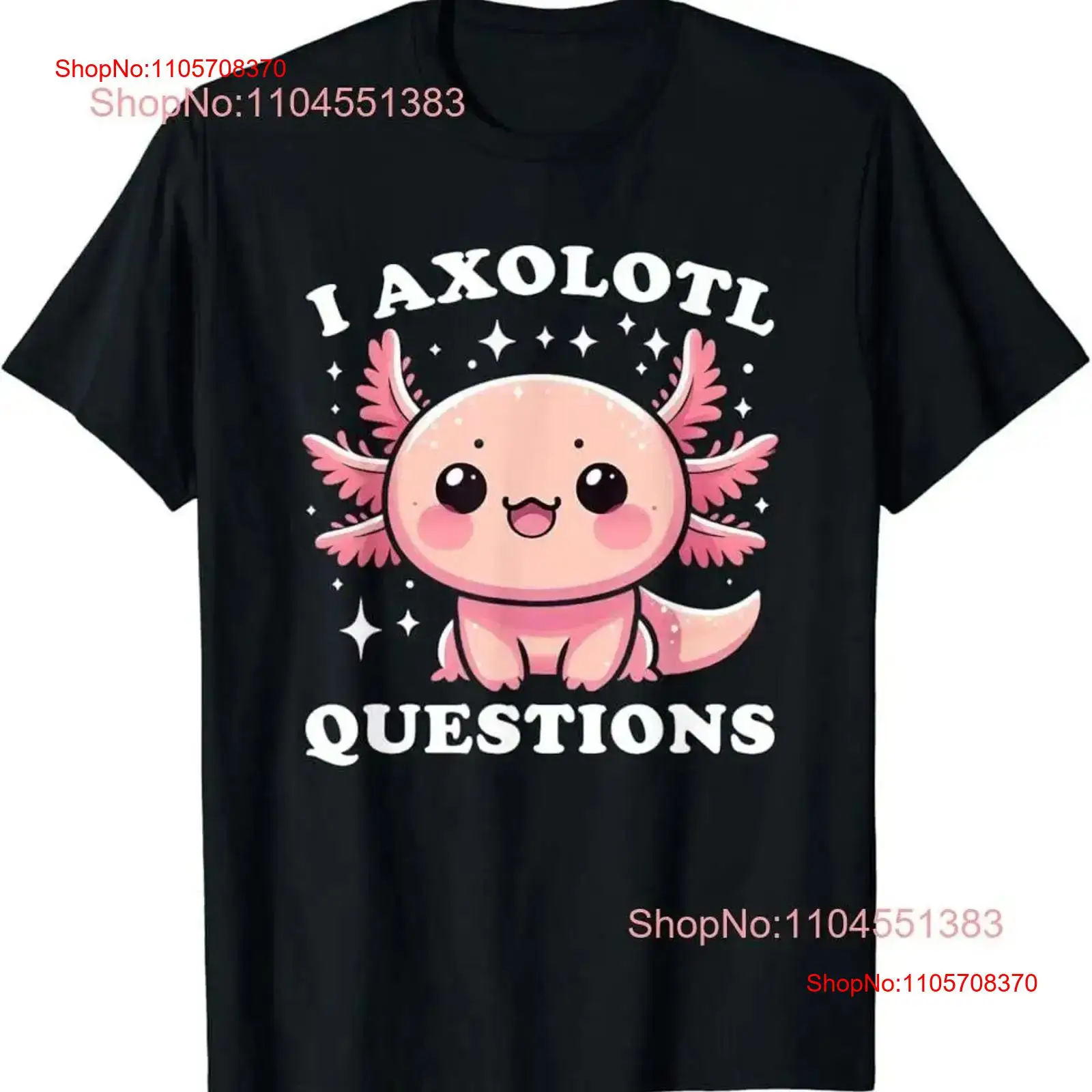 Men'S Fashion Questions - เสื้อยืด I Axolotl Questions น่ารักสไตล์คาวาอี้ วินเทจ