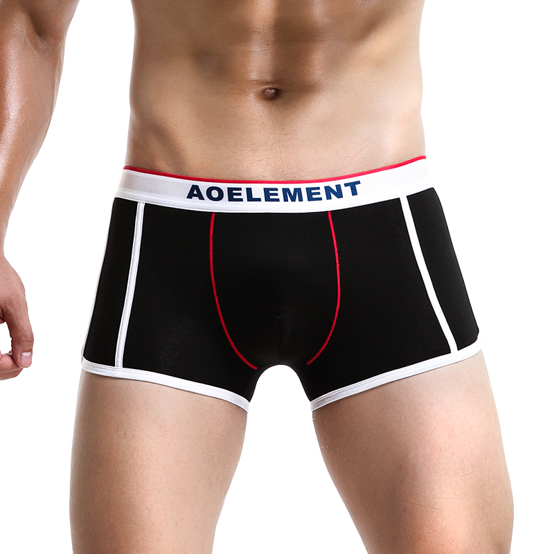 Men'S Fashion Underwear Brands - ชุดชั้นในชายแบรนด์แฟชั่น,กางเกงบ็อกเซอร์ชาย,กางเกงผ้าฝ้ายแท้,ชุดชั้นในส่วนบุคคล,Boys 'BreathableและTrendyy B