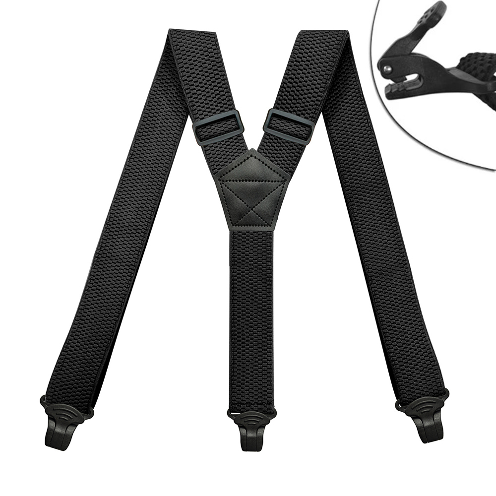 Suspenders Clip Men - Heavy Duty Suspenders สําหรับชายทํางานกลางแจ้ง 3.8 ซม./1.5