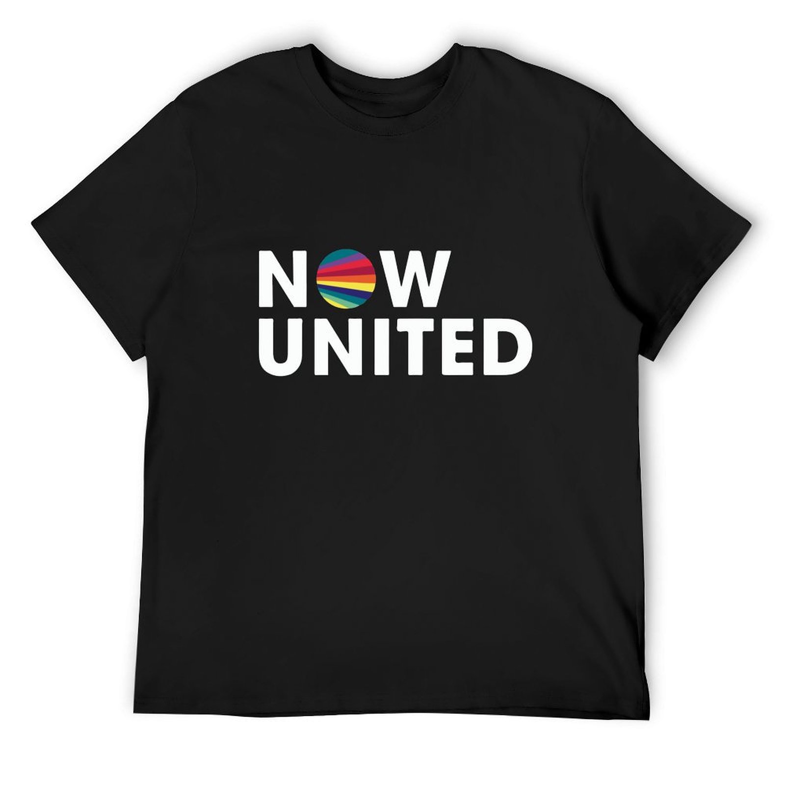 Men'S Fashion Now - NOW UNITED เสื้อยืดแฟชั่นเกาหลีขนาดบวกเสื้อยืดที่กําหนดเองเสื้อยืดผ้าฝ้ายผู้ชาย