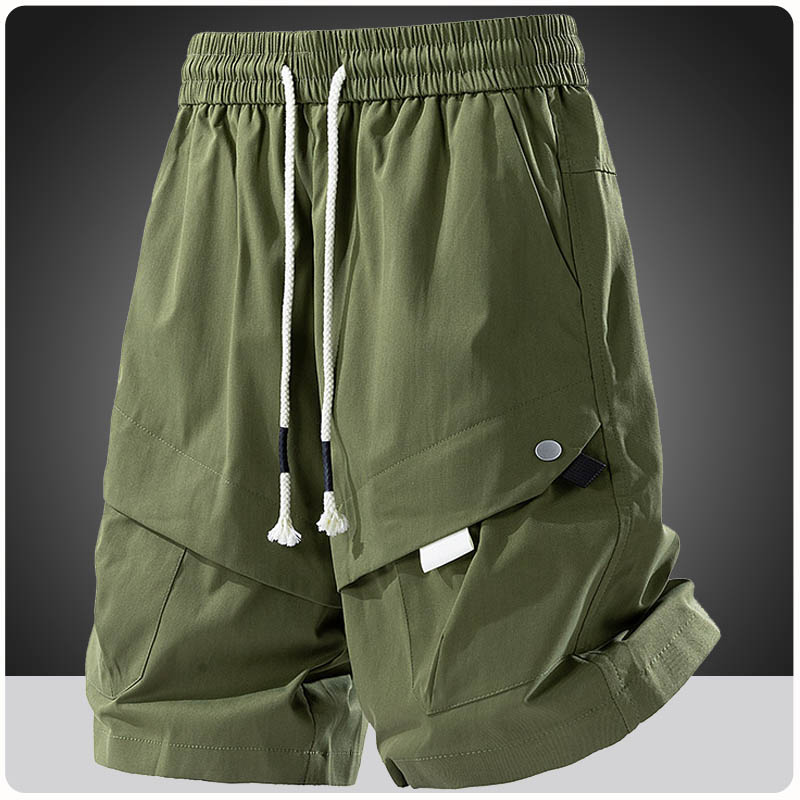 Men'S Fashion Loose Pants - กางเกงขาสั้นคาร์โก้ผู้ชายไซส์ใหญ่พิเศษ 7XL 8XL แฟชั่นลำลองสำหรับวิ่งออกกำลังกาย เอวยางยืด