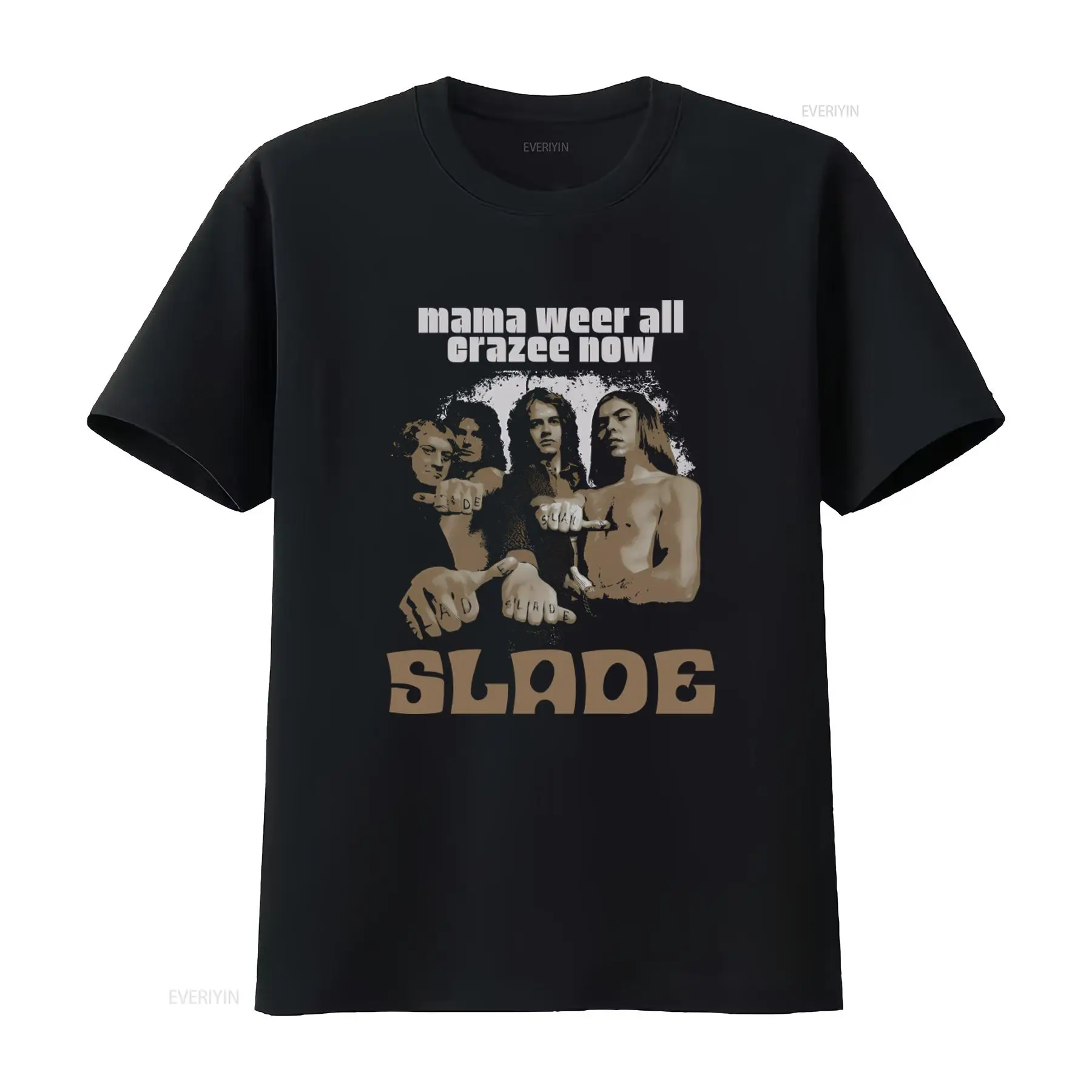 Men'S Fashion Now - เสื้อยืดพิมพ์ลายวงดนตรีร็อค Slade Mama Weer All Crazee