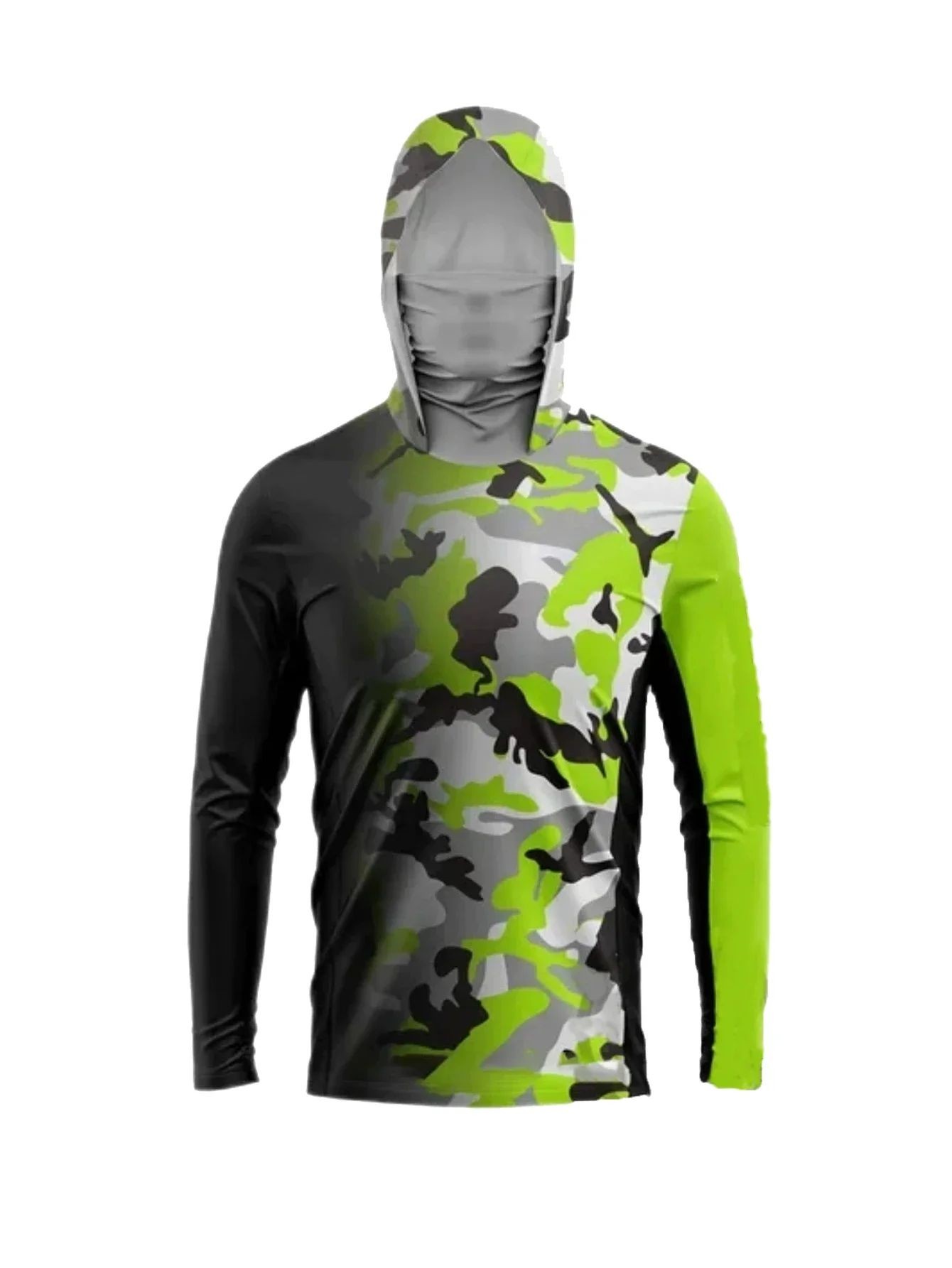 Men'S Fashion T Shirts - เสื้อยืดแขนยาวผู้ชายสไตล์ใหม่ฤดูร้อน 2026 ลายพิมพ์ลายพราง 3 มิติ ลำลอง