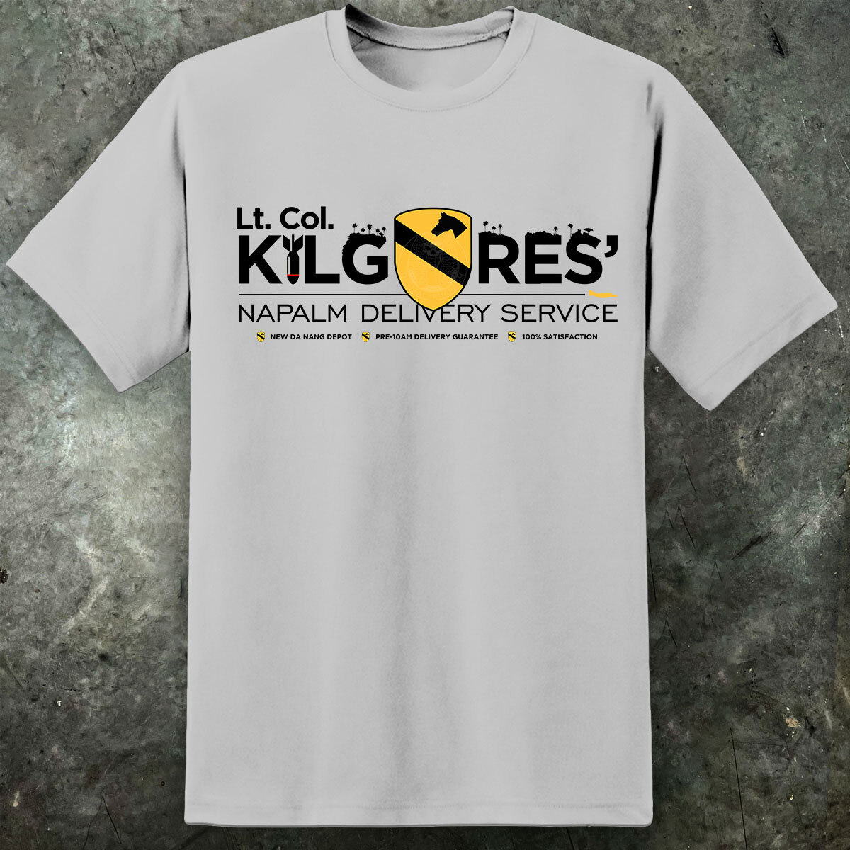 Men'S Fashion From The 80S - เสื้อยืดลาย Lt. Col. Kilgore Napalm Delivery