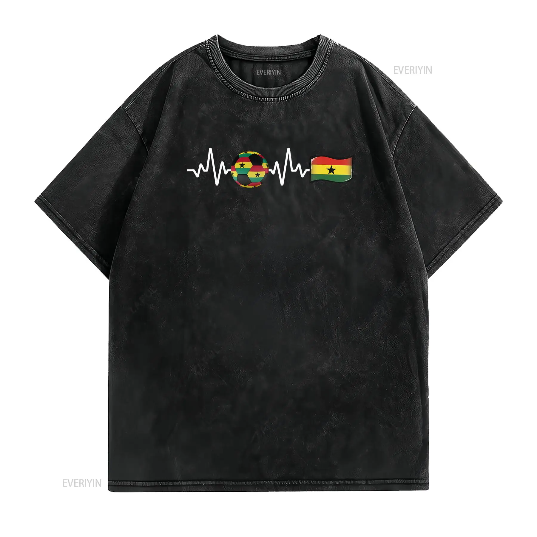 เสื้อยืด Ghana Black Star Qata - Men'S Fashion Qatar บทวิจารณ์และราคา