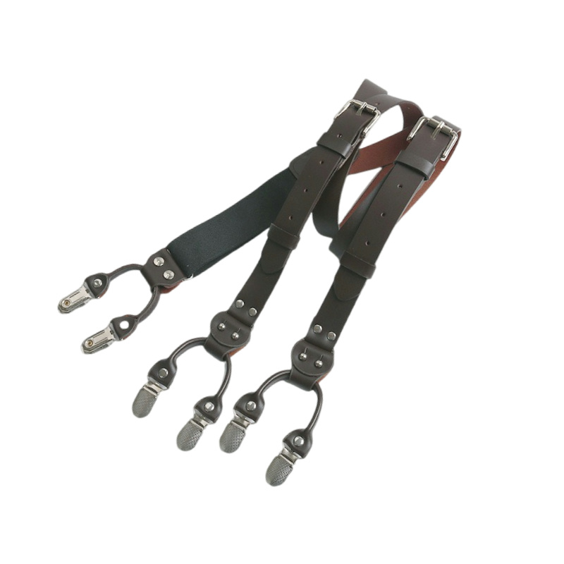 2.5 ซม.หนังความยืดหยุ่นผู้ชายS - Suspenders Clip Men บทวิจารณ์และราคา