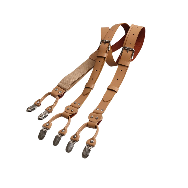 2.5 ซม.หนังความยืดหยุ่นผู้ชายS - Suspenders Clip Men บทวิจารณ์และราคา