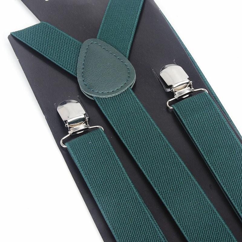 ขายร้อนยืดหยุ่นหนัง Suspenders - Suspenders Clip Men บทวิจารณ์และราคา