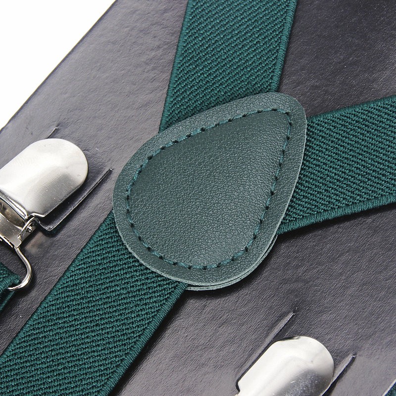 ขายร้อนยืดหยุ่นหนัง Suspenders - Suspenders Clip Men บทวิจารณ์และราคา