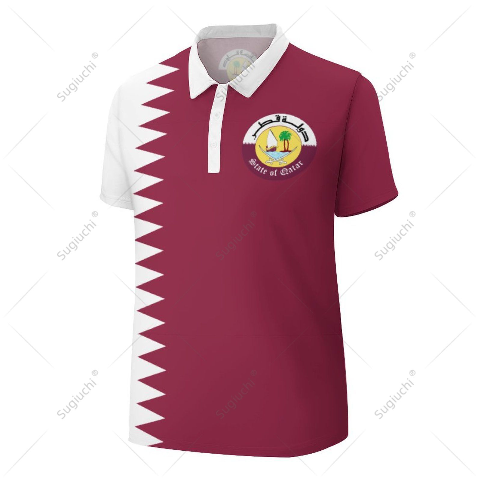 เสื้อโปโลยูนิเซ็กซ์ ลายธงชาติก - Men'S Fashion Qatar บทวิจารณ์และราคา