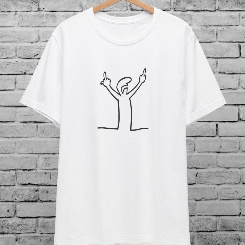 Angry La Linea Unisex เสื้อยืด - Men'S Fashion From The 80S บทวิจารณ์และราคา