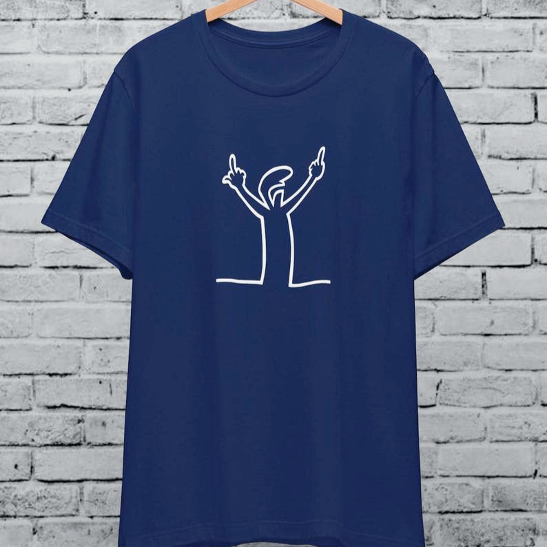 Angry La Linea Unisex เสื้อยืด - Men'S Fashion From The 80S บทวิจารณ์และราคา