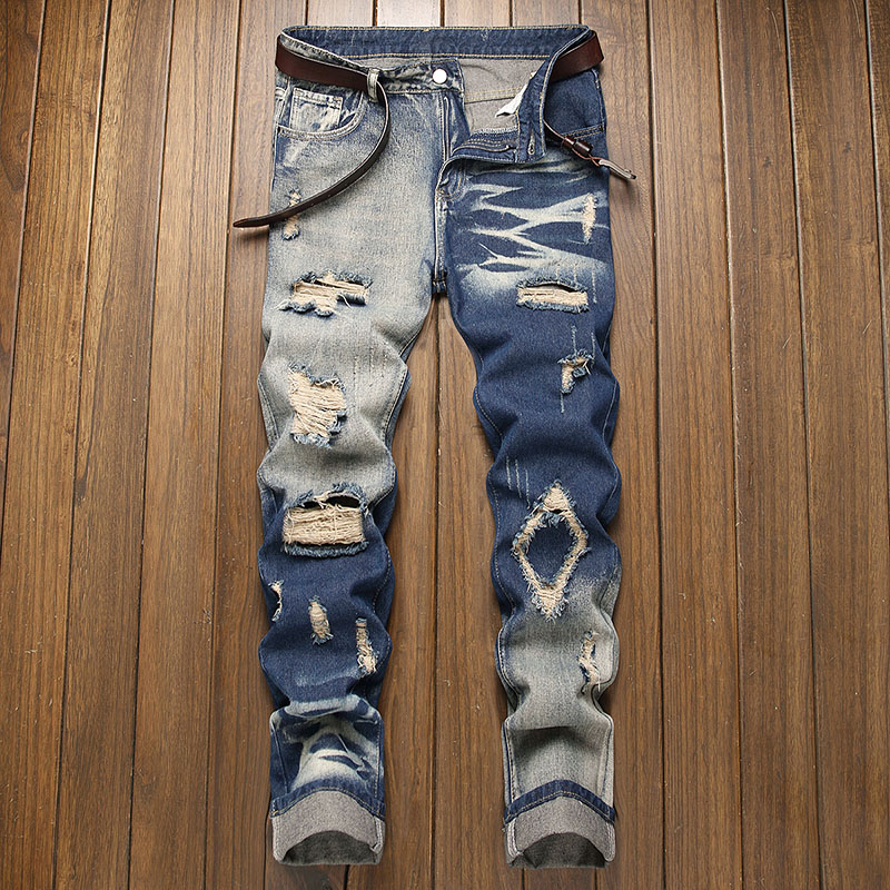 ใหม่ Retro กางเกงยีนส์ผู้ชายกา - Men'S Fashion For 60 Year Old บทวิจารณ์และราคา