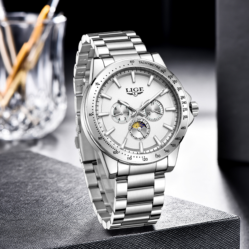 นาฬิกาข้อมือผู้ชาย LIGE แบรนด์ - Mens Fashion Week บทวิจารณ์และราคา