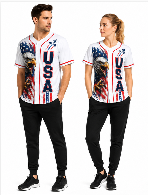 เสื้อเบสบอล USA 250 เสื้อเบสบอ - Mens Fashion Baseball Jersey บทวิจารณ์และราคา