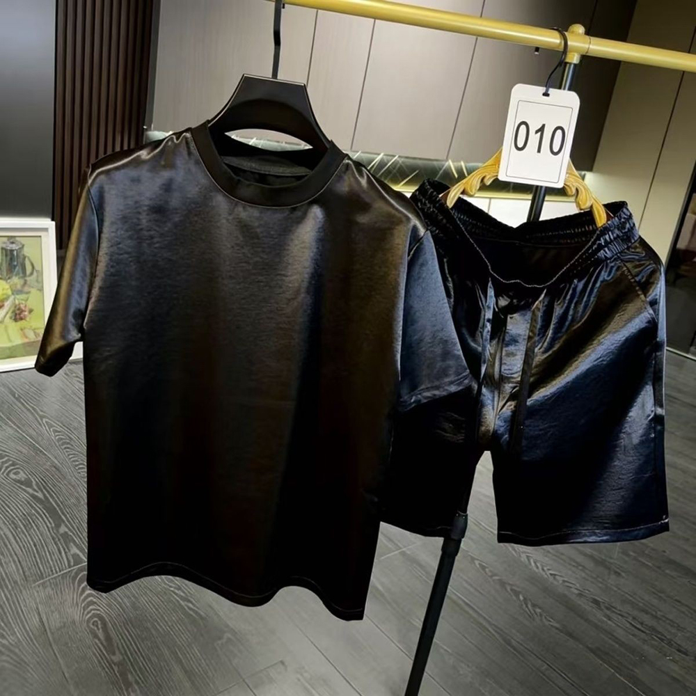 ชุดเซ็ตเสื้อยืดแขนสั้นกางเกงขา - Men'S Fashion Color บทวิจารณ์และราคา