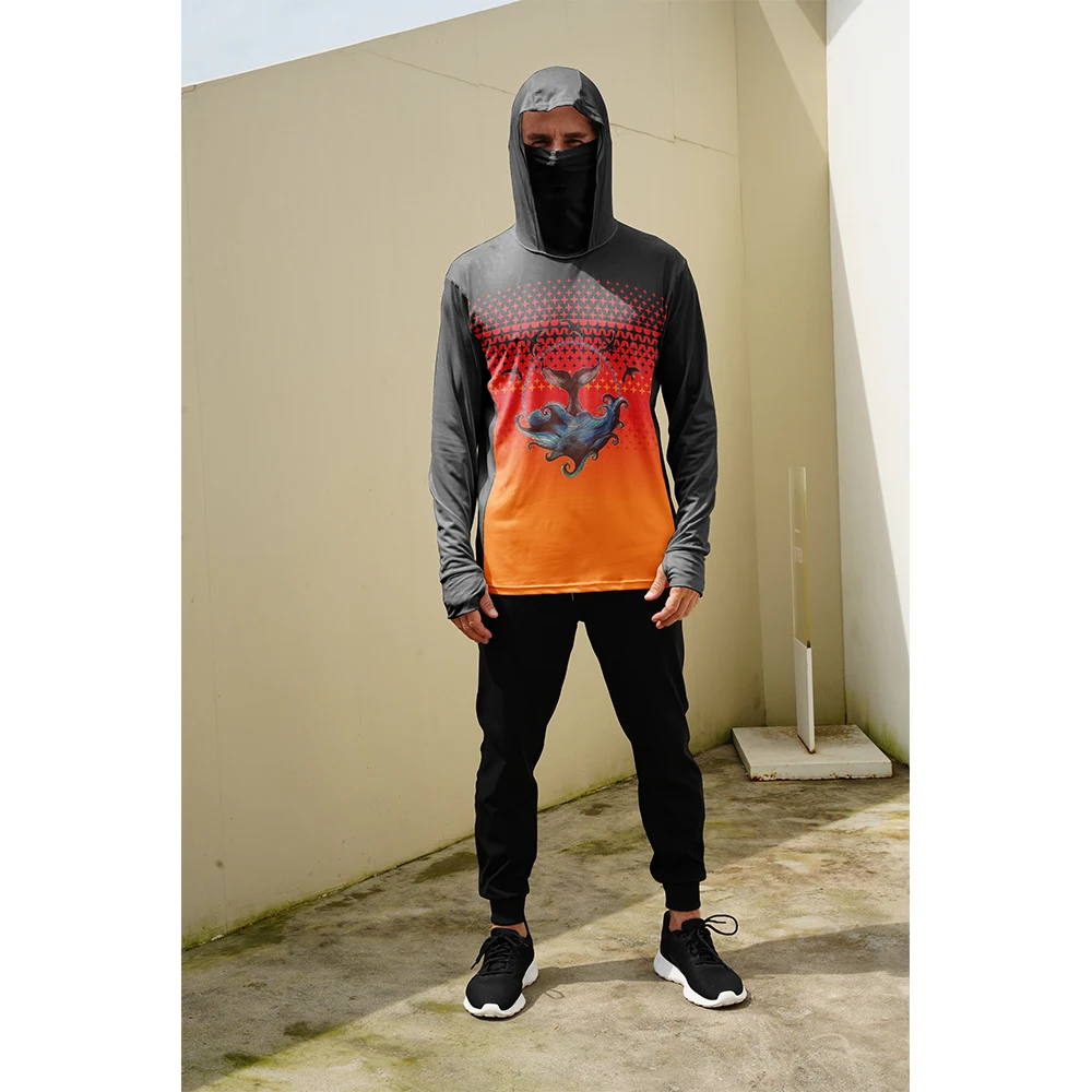 เสื้อตกปลาผู้ชาย เสื้อฮู้ดกันแ - Men'S Fashion T Shirts บทวิจารณ์และราคา
