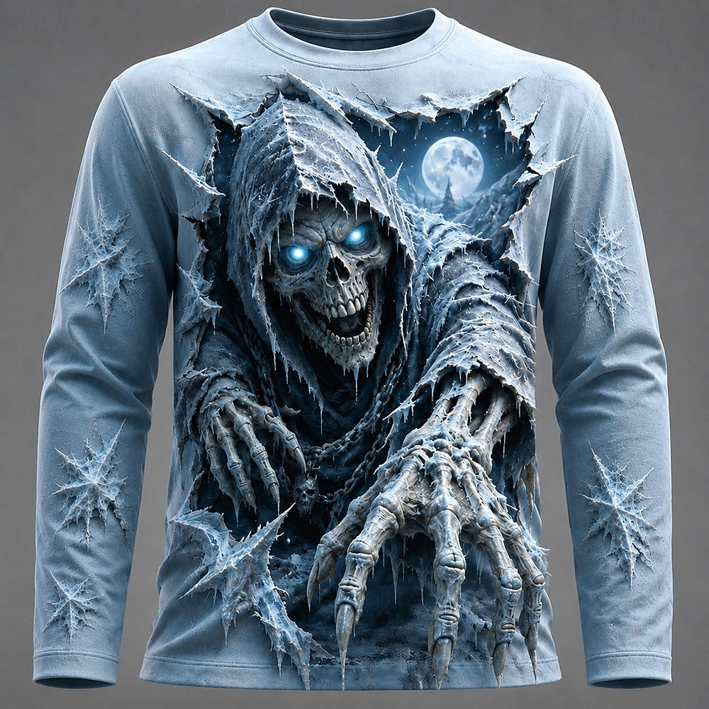 เสื้อยืดแขนยาวพิมพ์ลายกราฟิก 3 - Men'S Fashion T Shirts บทวิจารณ์และราคา