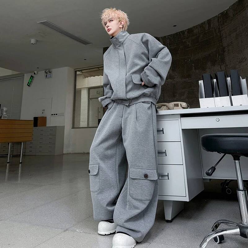 เสื้อคาร์ดิแกนสี LUZHEN 2026 ห - Men'S Fashion Loose Pants บทวิจารณ์และราคา