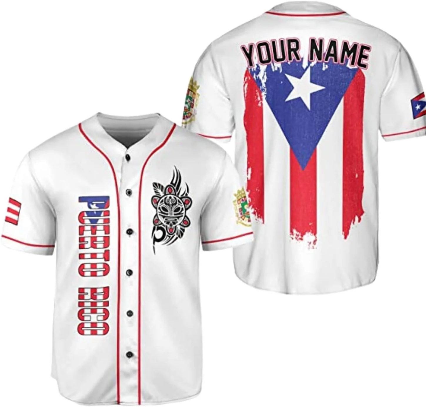 ส่วนบุคคลเปอร์โตริโกเสื้อเบสบอ - Mens Fashion Baseball Jersey บทวิจารณ์และราคา