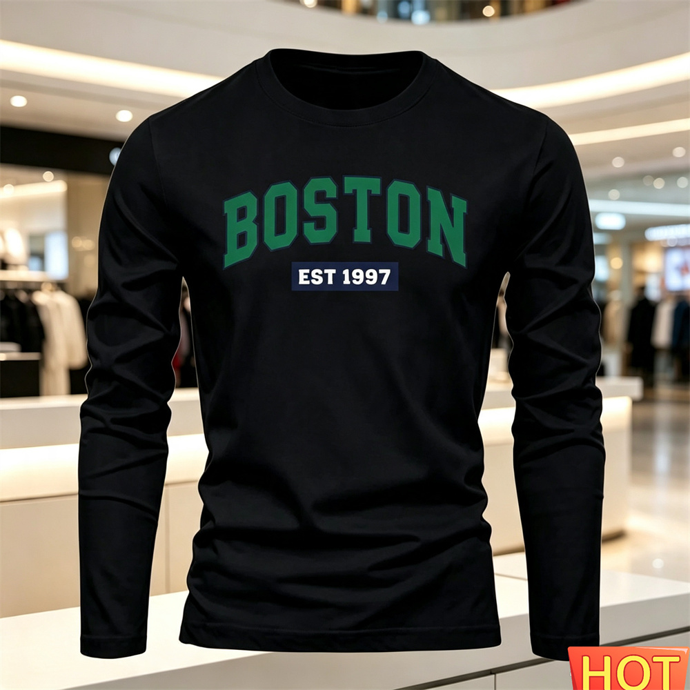 เสื้อยืดแขนยาวผู้ชายลายตัวอักษ - Men'S Fashion Outfits บทวิจารณ์และราคา