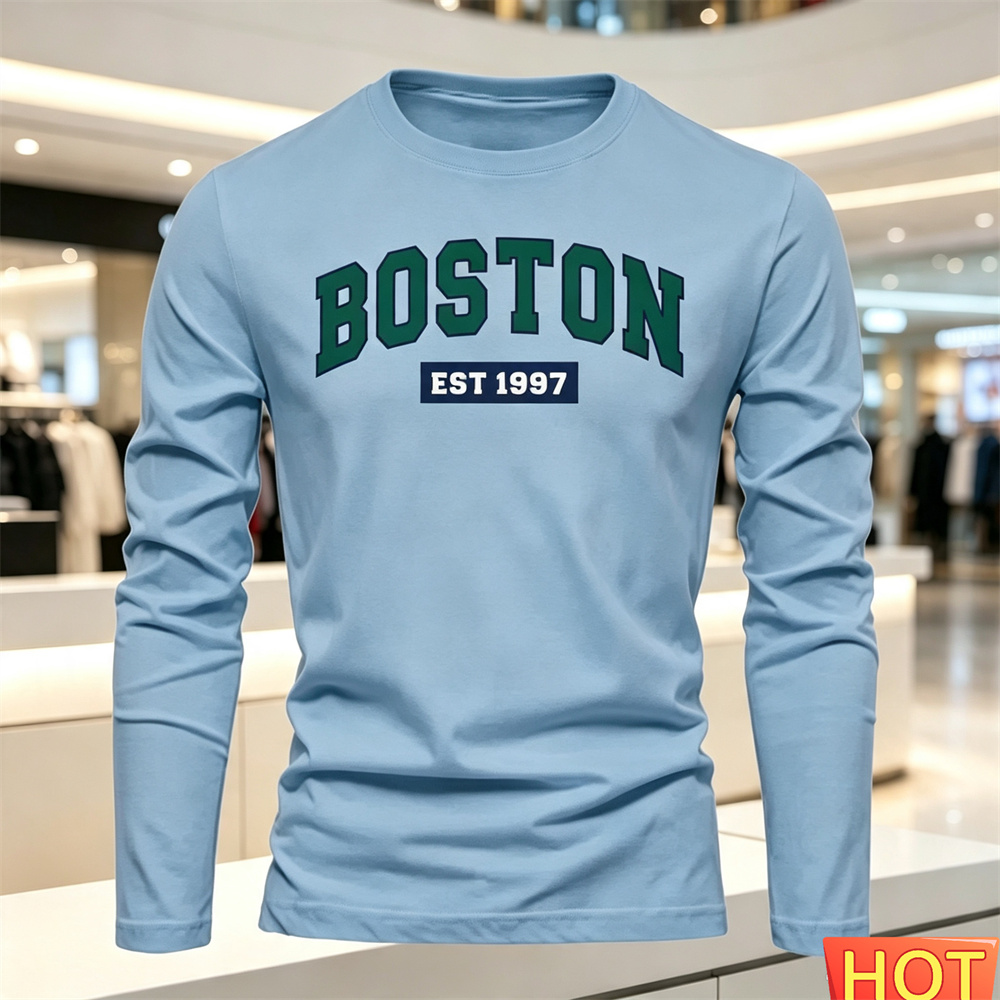 เสื้อยืดแขนยาวผู้ชายลายตัวอักษ - Men'S Fashion Outfits บทวิจารณ์และราคา
