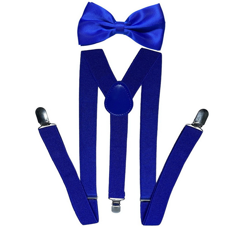 ชุดสายเอี๊ยมยางยืดปรับได้สำหรั - Suspenders Clip Men บทวิจารณ์และราคา