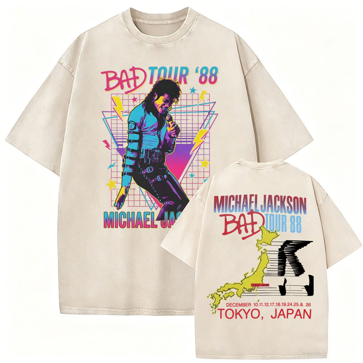 เสื้อยืดวินเทจลาย Michael Jack - Men'S Fashion From The 80S บทวิจารณ์และราคา