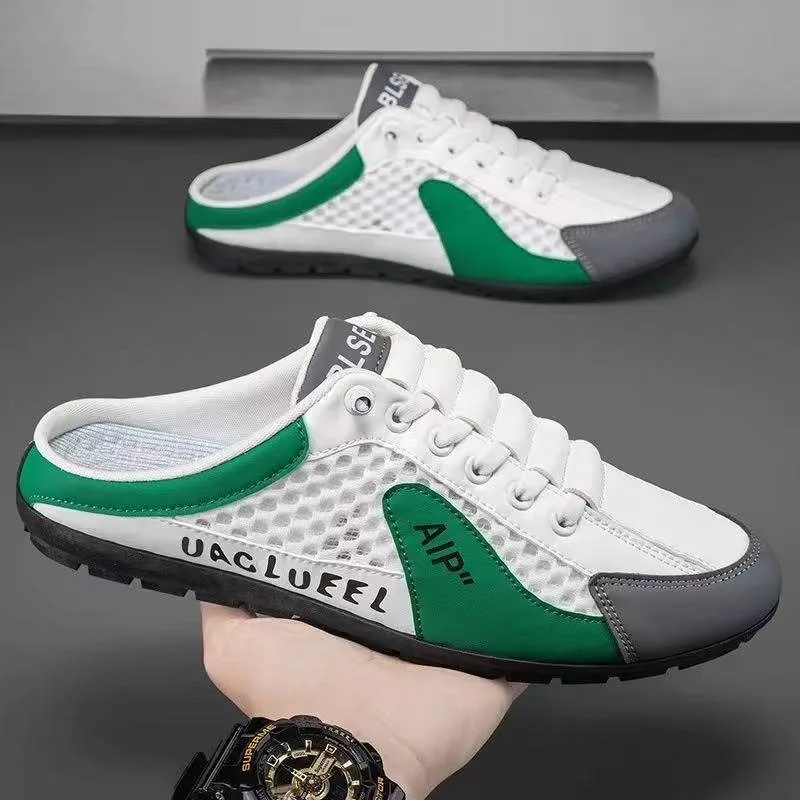 รองเท้าแตะแบบสวมครึ่งเท้า พื้น - Mens Fashion Week บทวิจารณ์และราคา
