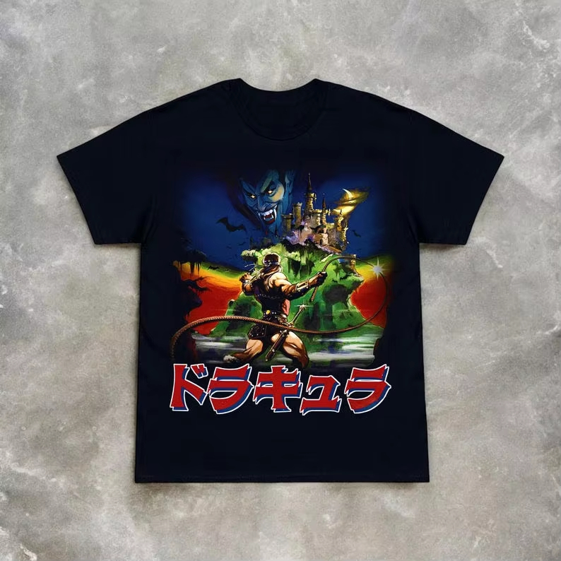 เสื้อยืดลายเกม Castlevania NES - Men'S Fashion From The 80S บทวิจารณ์และราคา