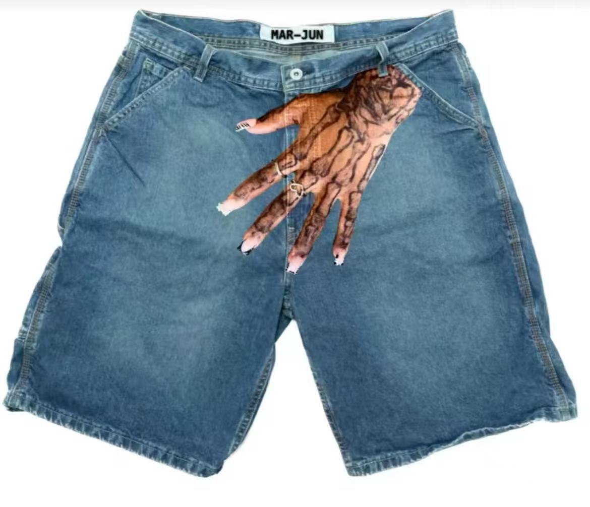กางเกงยีนส์ขาสั้นสไตล์วินเทจ D - Mens Fashion Denim บทวิจารณ์และราคา