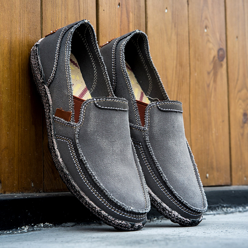 รองเท้าผ้าใบแฟชั่นระบายอากาศดี - Mens Fashion Denim บทวิจารณ์และราคา