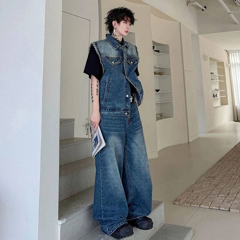 LUZHEN 2026 ฤดูร้อน DENIM ชุดส - Mens Fashion Denim บทวิจารณ์และราคา