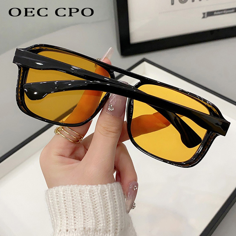 OEC CPO Square แว่นตากันแดด Do - Yellow Men'S Fashion บทวิจารณ์และราคา