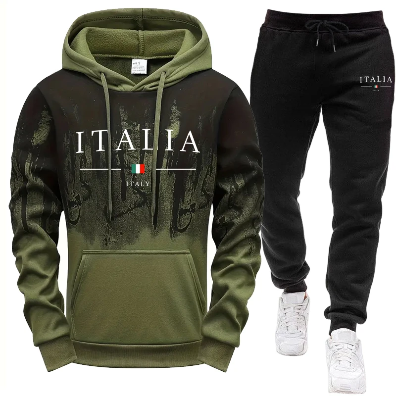 ชุดเสื้อฮู้ดและกางเกงวอร์มแฟชั - Men'S Fashion Outfits บทวิจารณ์และราคา