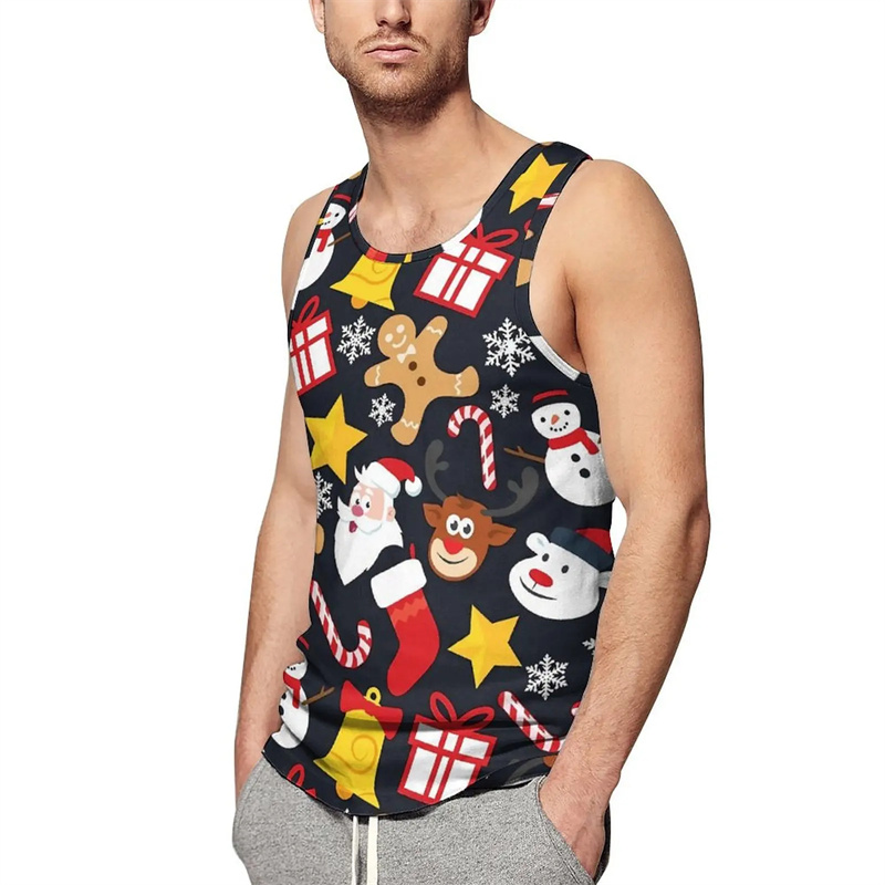 เสื้อกล้ามพิมพ์ลายคริสต์มาสเมอ - Mens Xmas Fashion บทวิจารณ์และราคา