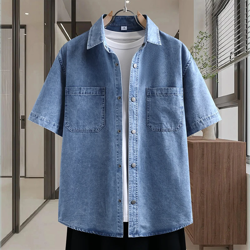 เสื้อเชิ้ตยีนส์บางสำหรับผู้ชาย - Mens Fashion Denim บทวิจารณ์และราคา