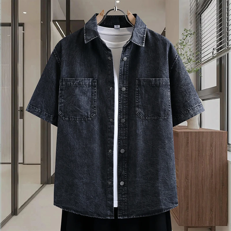 เสื้อเชิ้ตยีนส์บางสำหรับผู้ชาย - Mens Fashion Denim บทวิจารณ์และราคา