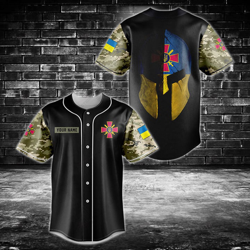 เสื้อเชิ้ตปักชื่อแบบกำหนดเองลา - Mens Fashion Baseball Jersey บทวิจารณ์และราคา