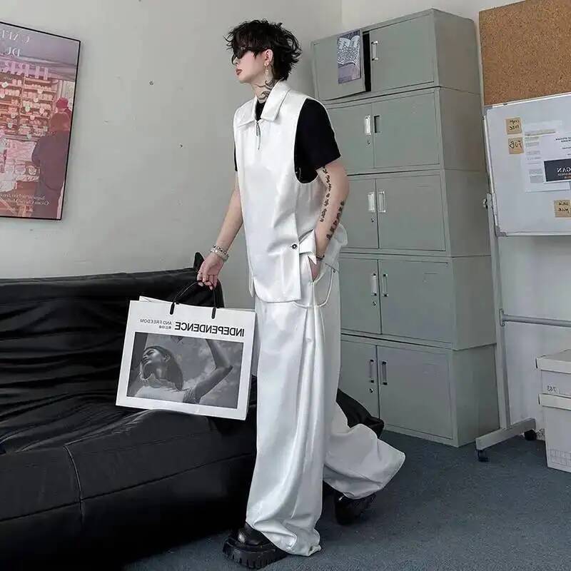 เสื้อกั๊ก LUZHEN รุ่น 2026 แฟช - Men'S Fashion Loose Pants บทวิจารณ์และราคา