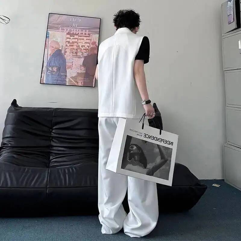 เสื้อกั๊ก LUZHEN รุ่น 2026 แฟช - Men'S Fashion Loose Pants บทวิจารณ์และราคา