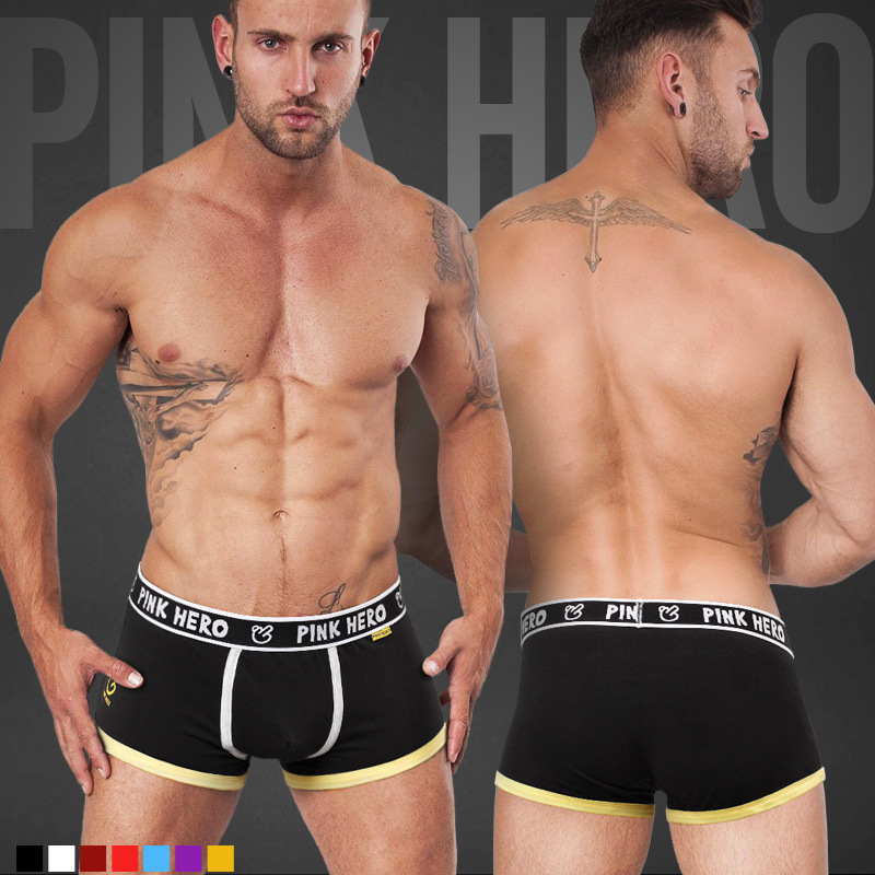 สีชมพูHEROแบรนด์เซ็กซี่ชุดชั้น - Men'S Fashion Underwear Brands บทวิจารณ์และราคา