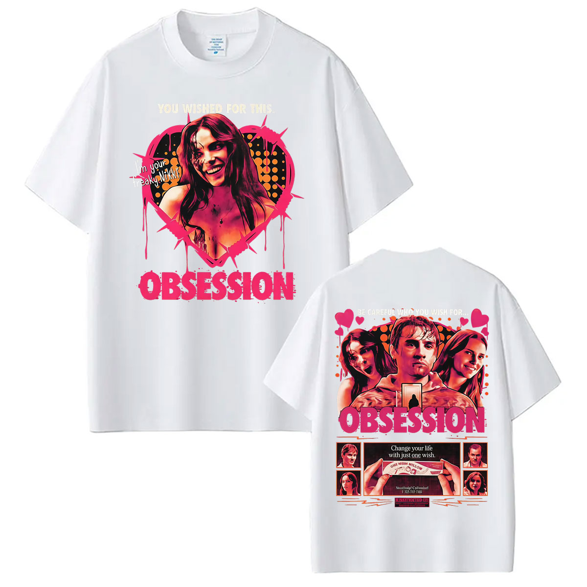 เสื้อยืดภาพยนตร์ One Wish Will - Men'S Fashion Pink Shirt บทวิจารณ์และราคา