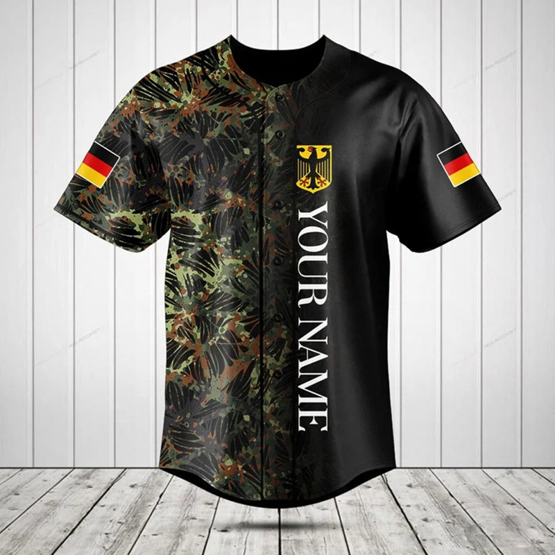 เสื้อเชิ้ตแขนสั้นลายกราฟิกโล่เ - Mens Fashion Baseball Jersey บทวิจารณ์และราคา