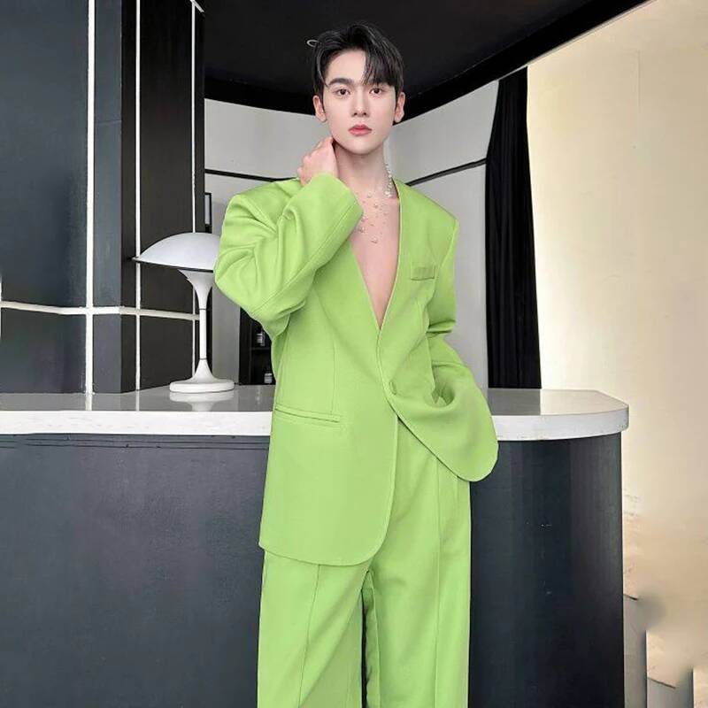 LUZHEN 2026 ชุดเซ็ตสองชิ้นสีพื - Men'S Fashion Color บทวิจารณ์และราคา