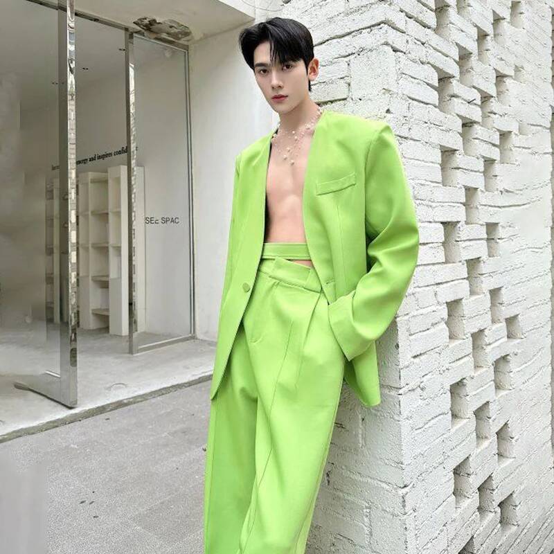 LUZHEN 2026 ชุดเซ็ตสองชิ้นสีพื - Men'S Fashion Color บทวิจารณ์และราคา