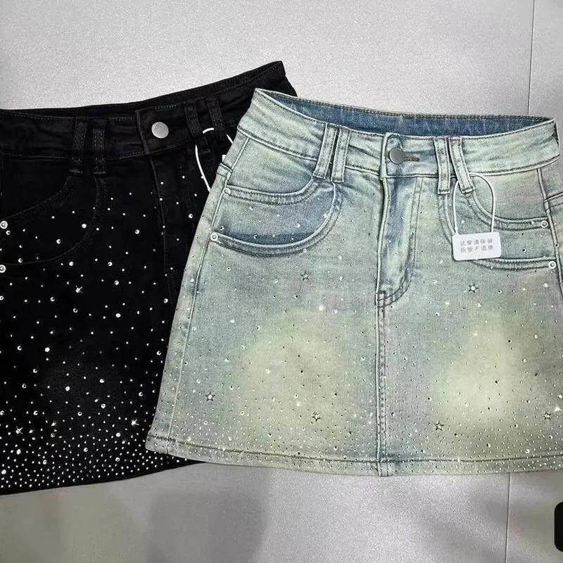 กระโปรงยีนส์ประดับเพชร K 59702 - Mens Fashion Denim บทวิจารณ์และราคา