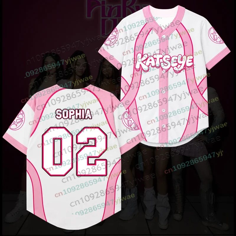 เสื้อเบสบอล Candy Pink Katseye - Mens Fashion Baseball Jersey บทวิจารณ์และราคา