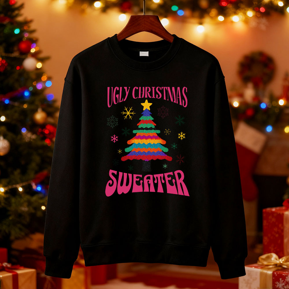 เสื้อฮู้ดลายต้นคริสต์มาสแบบตลก - Mens Xmas Fashion บทวิจารณ์และราคา