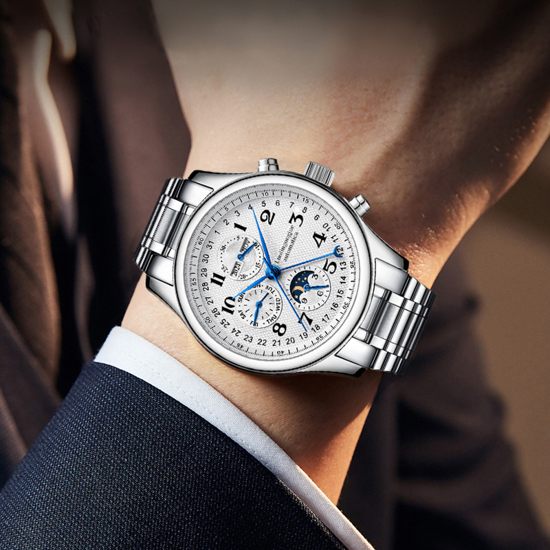 นาฬิกาจักรกลสำหรับนักธุรกิจระด - Mens Fashion Young บทวิจารณ์และราคา